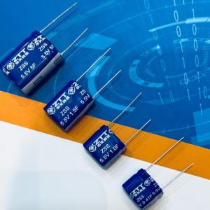 Single/combined radial leading supercapacitor